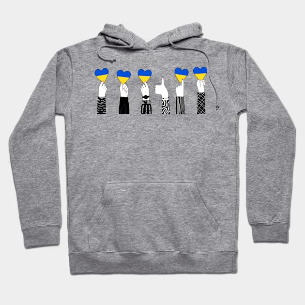 Support Ukraine Hoodie by julia_printshop